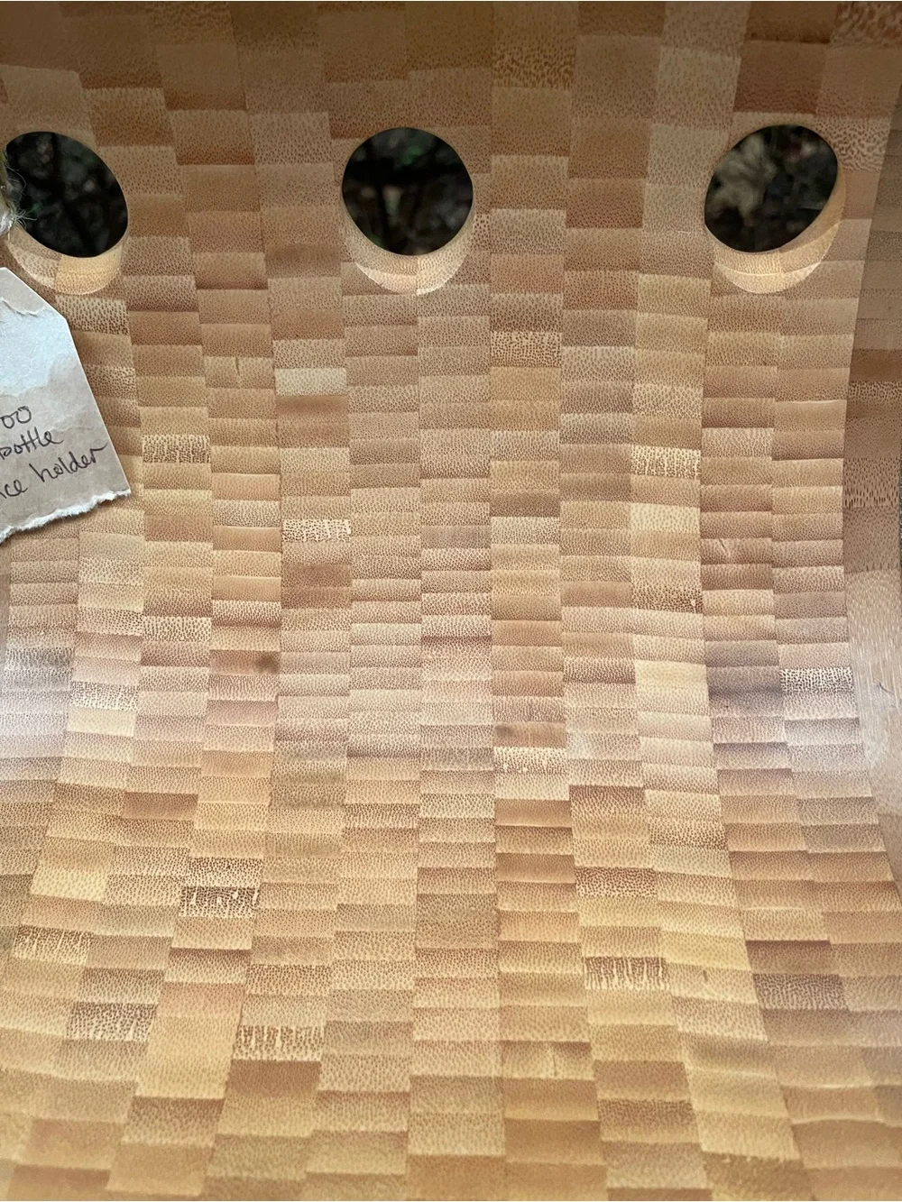 Bamboo Wine Bottle Holder - Natural Bamboo